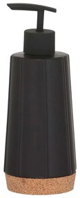 Δοχείο Κρεμοσάπουνου Cork 350ml Black Sealskin Πορσελάνη