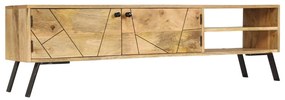 vidaXL Έπιπλο Τηλεόρασης 140 x 30 x 40 εκ. από Μασίφ Ξύλο Μάνγκο