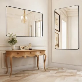 VEVOR Square Wall Mounted Mirror 36&quot; x 48&quot; Mirror with Aluminium Alloy Frame