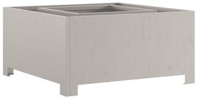 vidaXL Φωτιά Πίθα Στρα square 60x60x30 εκ Α weathering ατσάλι