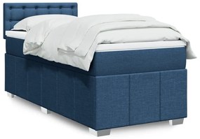 ΚΡΕΒΑΤΙ BOXSPRING ΜΕ ΣΤΡΩΜΑ ΜΠΛΕ 90X200 ΕΚ.ΥΦΑΣΜΑΤΙΝΟ 3286971