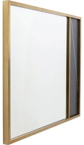 Καθρέφτης Cesaro Χρυσός 120x100 εκ. - Μαύρο