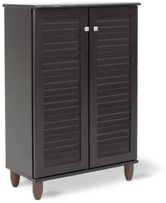 Shoe cabinet SANTΟ 10 pairs wenge 60x34.5x91.5cm 60x34.5x91.5 εκ.