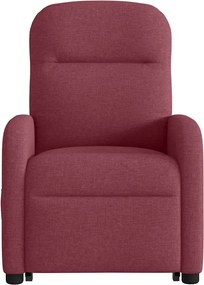 vidaXL Πολυθρόνα Ανακλινόμενη με Ανύψωση Μπορντό Υφασμάτινη