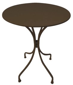 Τραπέζι PARK Μέταλλο Καφέ D. 60 H.70cm
