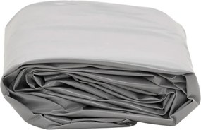 vidaXL Μουσαμάς Γκρι 1,5 x 2 μ. 650 γρ./μ²