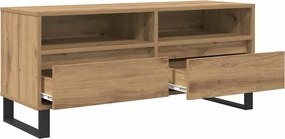 vidaXL Ντουλάπι TV 100 x 34,5 x 44,5 εκ. Artisan Oak
