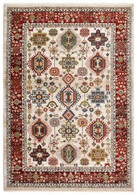 Χαλί (140x200) Polcarpet Kazak Oriental 695 Bone Bordo