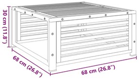 ΤΡΑΠΕΖΙ ΚΗΠΟΥ 68 X 68 X 30 ΕΚ. ΑΠΟ ΜΑΣΙΦ ΞΥΛΟ ΑΚΑΚΙΑΣ 367644