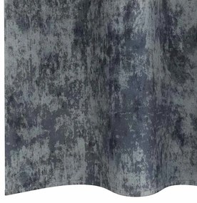 vidaXL Κουρτίνα με κουρτίνες 2 pcs Ασημί γκρι 140 x 140 cm Βελούδο