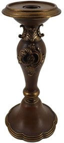 Κηροπήγιο XL23042013 26,2cm Brown Oriana Ferelli® Polyresin