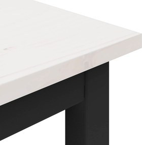 vidaXL παγκάκι Λευκό 200 x 35 x 45 εκ Στερεά ξυλεία πεύκου