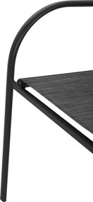 ΣΕΤ ΤΡΑΠΕΖΑΡΙΑΣ 5ΤΜΧ REDAN HM21223.01 ΤΡΑΠΕΖΙ &amp; 4 ΠΟΛΥΘΡΟΝΕΣ ΣΕ ΜΑΥΡΟ