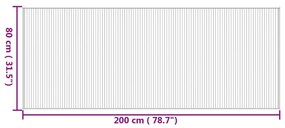 ΧΑΛΙ ΟΡΘΟΓΩΝΙΟ ΦΥΣΙΚΟ 80 X 200 ΕΚ. ΜΠΑΜΠΟΥ 376907