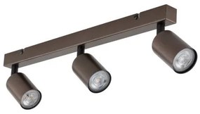 Πλαφονιέρα Φωτιστικό Οροφής 3xGU10 10W IP20 Top TK Lighting-5968-Μαύρο-Χρυσό 5968