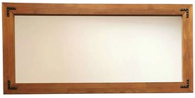 Καθρέπτης Τοίχου 552NOS2126 110x3x50cm Walnut Aberto Design Wood, Glass