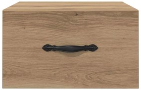 vidaXL Κομοδίνο artisan δρυς 35 x 35 x 20 εκ Επεξεργασμένο ξύλο