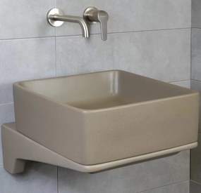 Paros Anthracita Matt 41x41 - Επιτραπέζιος νιπτήρας