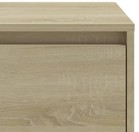 vidaXL Κομοδίνο Sonoma Δρυς 45x34x44,5 εκ. από Επεξεργασμένο Ξύλο