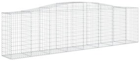 vidaXL Συρματοκιβώτιο Τοξωτό 400x50x100/120εκ. από Γαλβανισμένο Χάλυβα