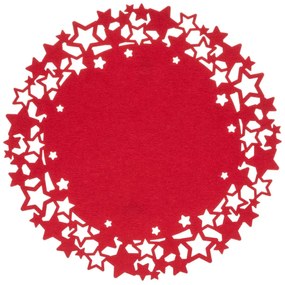 Σουπλά Fééric Lights & Christmas με διάμετρο 38cm - Red