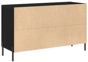 vidaXL Μπουφές Μαύρο Δρυς 100x36x60 εκ Συγκροτημένο Ξύλο