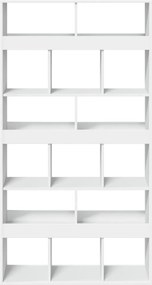 vidaXL Βιβλιοθήκη Λευκή 100x33x187,5 εκ. Επεξ. Ξύλο