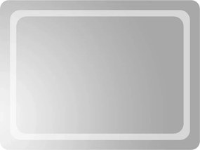 vidaXL Καθρέφτης Μπάνιου με LED 80x60 εκ.