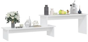 vidaXL Έπιπλο Τηλεόρασης Λευκό 180 x 30 x 43 εκ. από Επεξ. Ξύλο