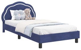 vidaXL Κρεβάτι Παιδικής Κρεβατοκάμαρας με Κεφαλάκι Μπλε Αστυνομίας