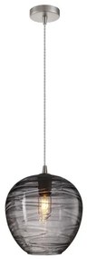 Κρεμαστό Φωτιστικό Οροφής LINEA-V Γυαλί Ε27 40W Sunlight-LINEA-V-G-Φιμέ/Smoke LINEA-V-G