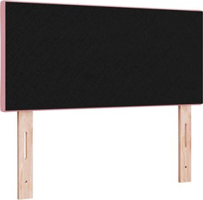 vidaXL Κεφαλάρι Ροζ 100 cm Βελούδο