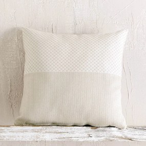Μαξιλαροθήκη Διακοσμητική Ombre Ecru Ρυθμός 40Χ40 Cotton-Polyester