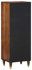 vidaXL Highboard με συρτάρι Καφέ 40 x 33.5 x 110 εκ Μασίφ ξύλο μάνγκο