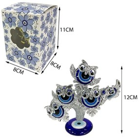 Διακοσμητικό με μπλε μάτια - Decoration with blue eyes
