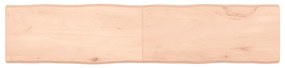 vidaXL Επιφάνεια Τραπεζιού 180x40x(2-6) εκ. Ακατέργαστο Μασίφ Ξύλο