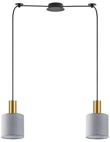 Φωτιστικό Οροφής Adept Tube 77-8606 70x15x300cm 2xE27 60W Multi-Grey Homelighting