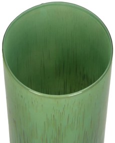 Κηροπήγιο ArteLibre Πράσινο Γυαλί 19x19x23cm