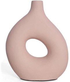 Διακοσμητικό Βάζο Origen 0750010 30x11x33cm Pink Soulworks Clay