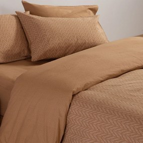 Σεντόνια Υπέρδιπλα (Σετ) Nef-Nef Homeware Smart Suspen Caramel