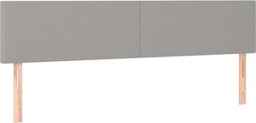 vidaXL Κεφαλάρια Αν. Γκρι 180x5x78/88 εκ. Ύφασμα