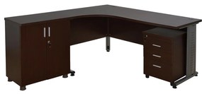 Σύνθεση Γραφείου C10204.02L Σετ 3 τμχ. σε Wenge χρώμα