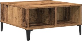 vidaXL Τραπεζάκι σαλονιού Παλιό Ξύλο 60 x 60 x 30 cm