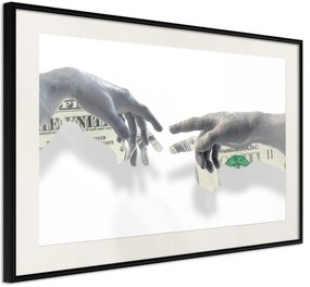 Αφίσα - Touch of Money - 30x20 - Μαύρο - Με πασπαρτού