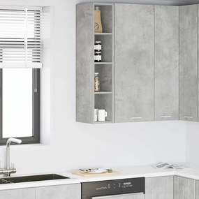 vidaXL Κρεμαστό ντουλάπι Σκυρόδεμα Γκρι 20 x 29,5 x 100 εκ.