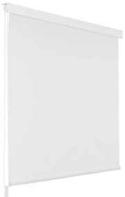 vidaXL Κουρτίνα Μπάνιου Ρολό Λευκή 100 x 240 εκ.