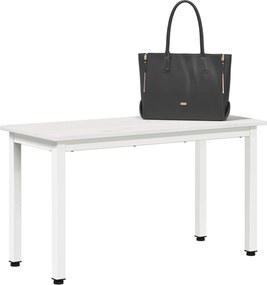 vidaXL παγκάκι Λευκό 80 x 35 x 45 cm Στερεά ξυλεία πεύκου