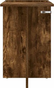 vidaXL End Table Καπνιστό Δρύς 35 x 40 x 55 εκ. Επεξεργασμένο ξύλο