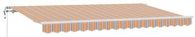 vidaXL Σκηνίτσα Αναδιπλούμενη Πολύχρωμο 400 x 200 cm