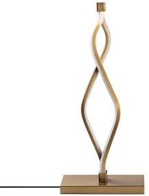 Φωτιστικό Επιτραπέζιο Zozo 119FRS1416 20x12x48cm Led 12W 3000K Gold Opviq